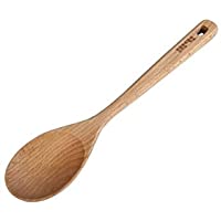 IBILI español Cuchara Redonda 30 cm de Madera de Haya- Color marrón